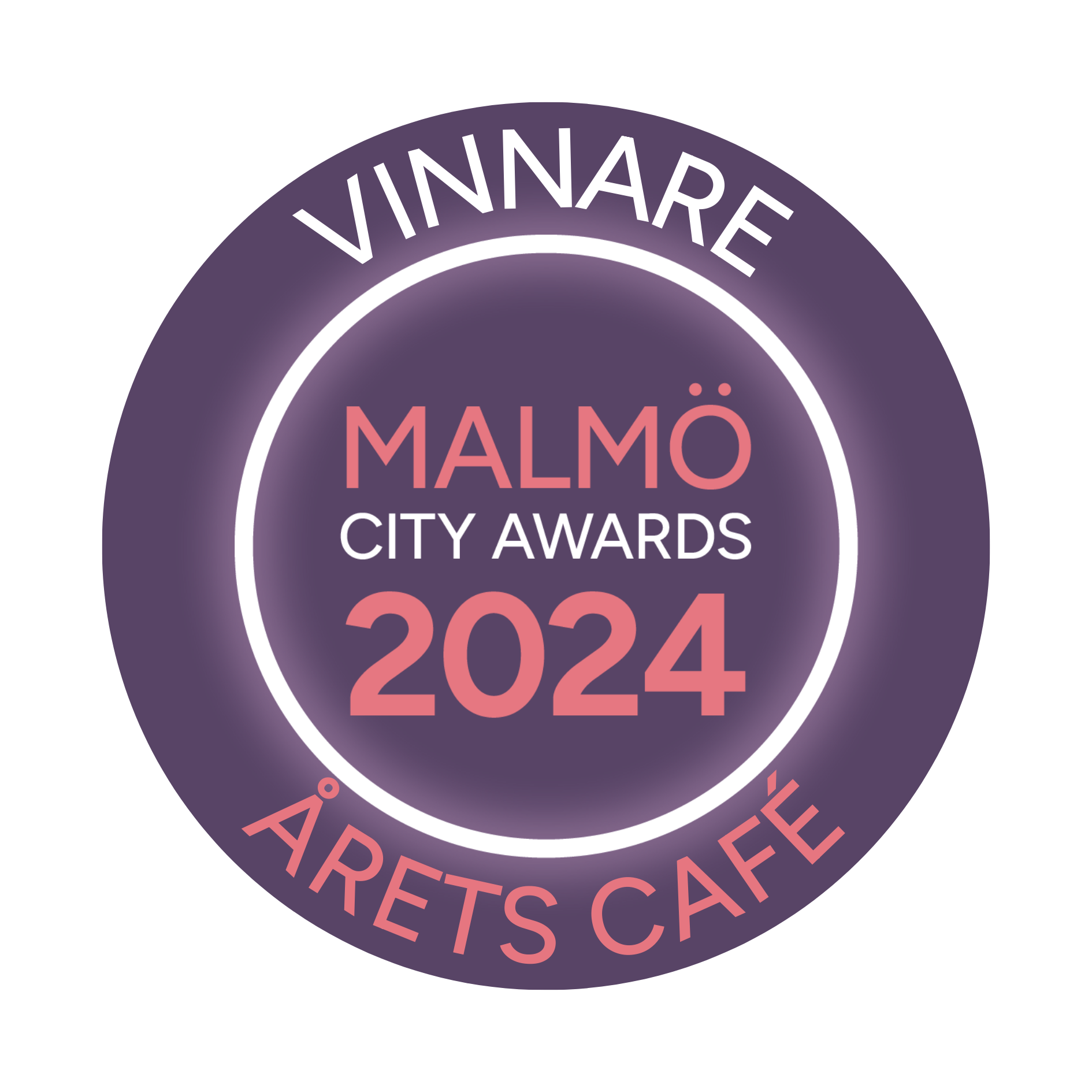 embrem Årets café Malmö City Awards 2024
